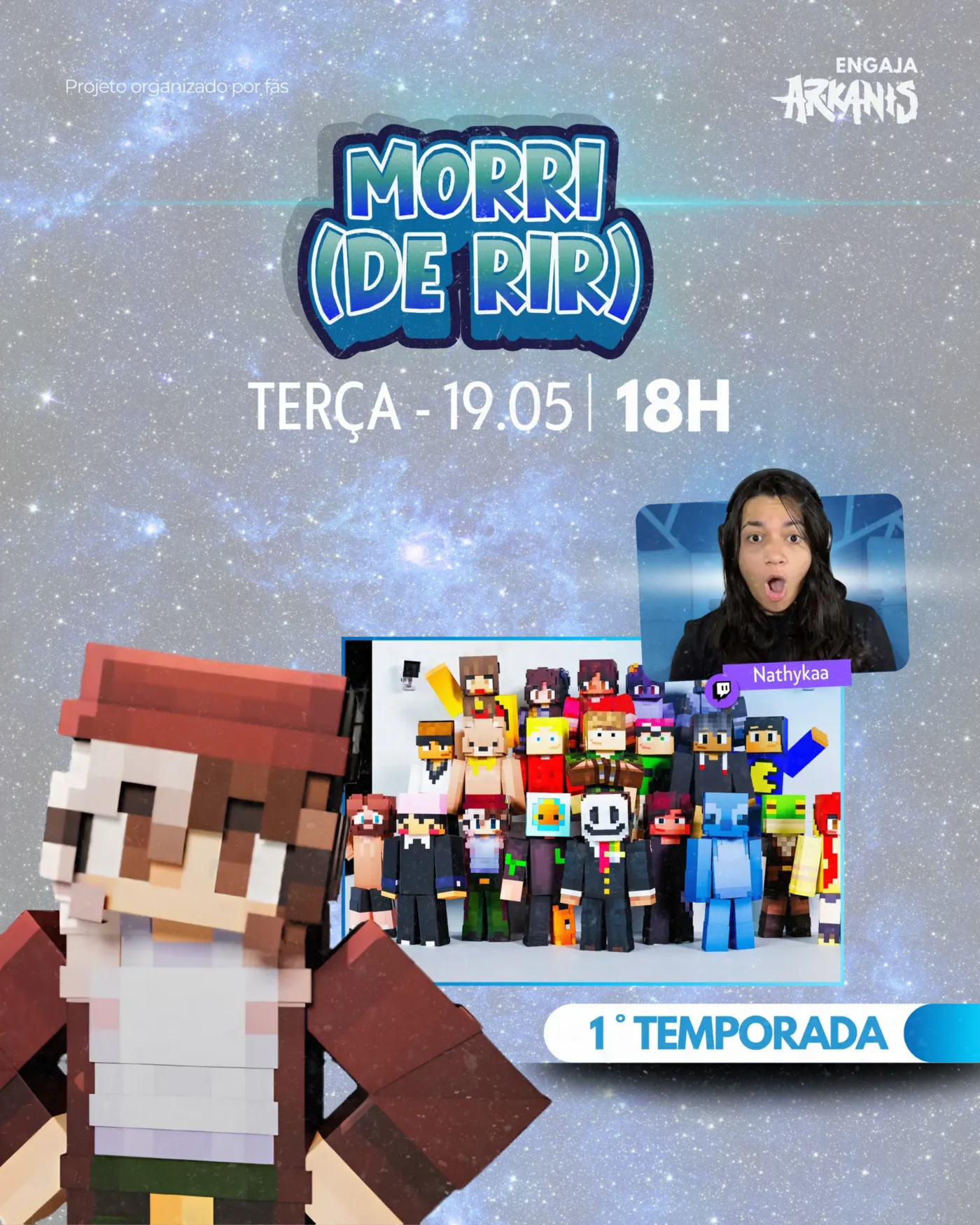Banners de artes do Engaja Arkanis