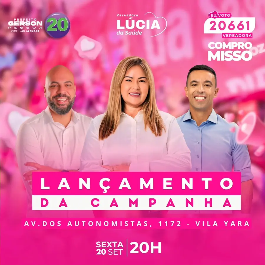 Post informativo da vereadora